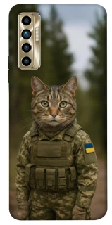 Чохол на TECNO Camon 17P Кіт захисник фото 1 з 1