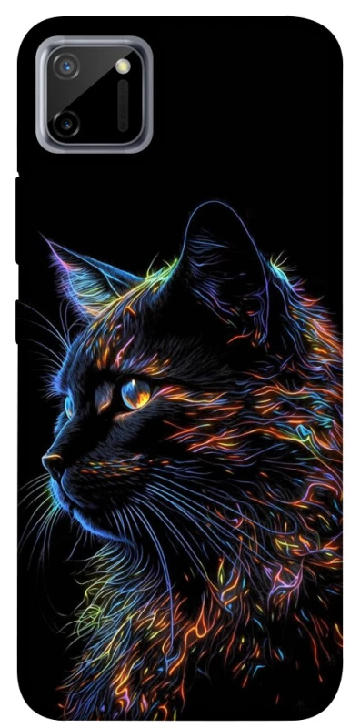 Чехол на Realme C11 Черный кот фото 1 из 1