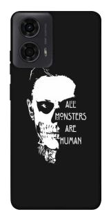 Чехол на Motorola Moto G04 All Monsters are Human фото 1 из 1