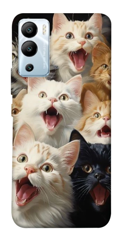 Чехол на Infinix Hot 12i Коты фото 1 из 1