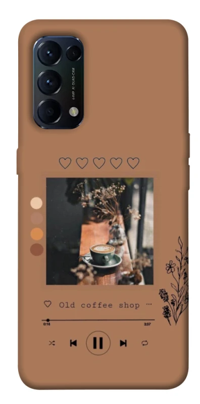 Чохол на Oppo Reno 5 4G Coffee player фото 1 з 1