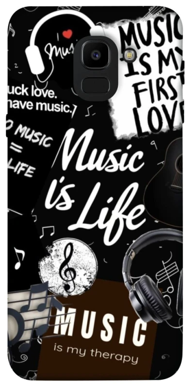 Чохол на Samsung J600F Galaxy J6 (2018) Music is Life фото 1 з 1