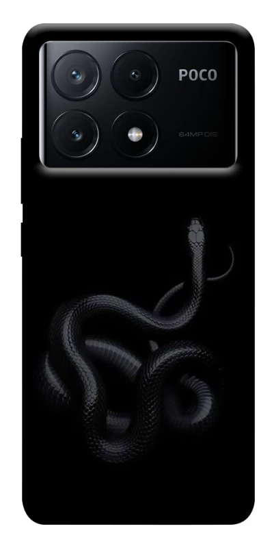 Чохол на Xiaomi Poco X6 Black snake фото 1 з 1