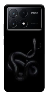 Чохол на Xiaomi Poco X6 Black snake фото 1 з 1