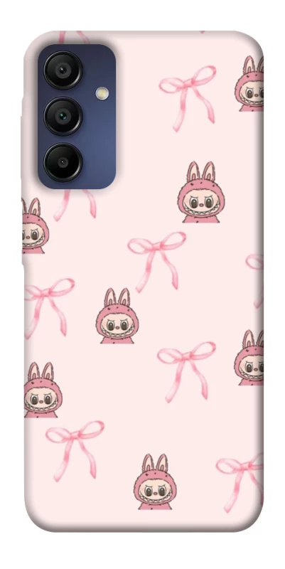 Чохол на Samsung Galaxy A15 4G/5G Pink bows and Labubus фото 1 з 1