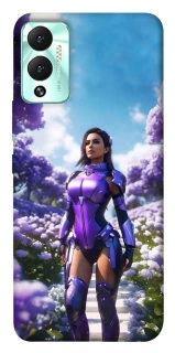 Чохол на Infinix Hot 12 Play Cyber space girl ver.4 фото 1 з 1