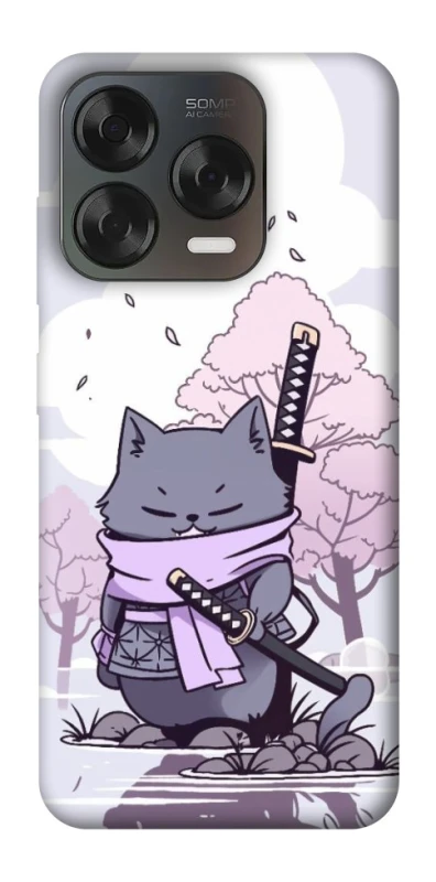 Чехол на ZTE Blade V70 Design Samurai cat фото 2 из 2