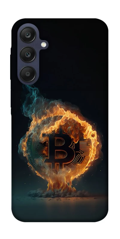 Чохол на Samsung Galaxy A25 5G Fire Bitcoin фото 1 з 1