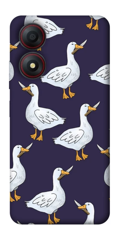 Чохол на ZTE Blade A34 4G Гуси з претензією фото 1 з 1