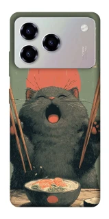 Чехол на ZTE Blade A76 Hungry Cat фото 1 из 1