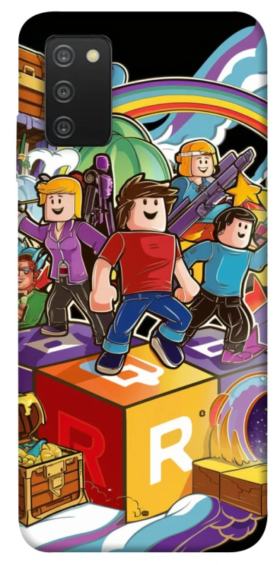 Чохол на Samsung Galaxy A03s Roblox family фото 1 з 1
