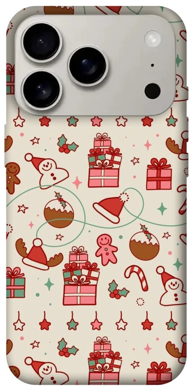Чохол на Apple iPhone 17 Pro (6.3") Новорічний v14 фото 1 з 1