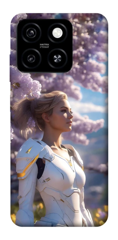 Чохол на ZTE Blade A55 4G Cyber space girl ver.1 фото 1 з 1