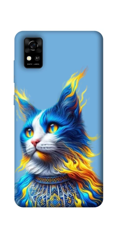 Чохол на ZTE Blade A31 Кіт патріот фото 1 з 1