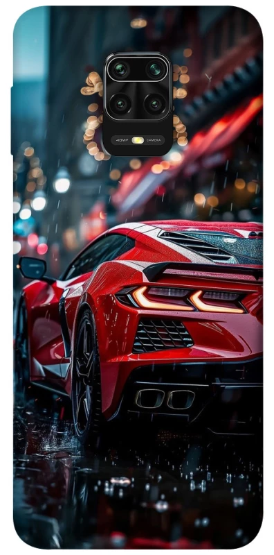 Чохол на Xiaomi Redmi Note 9s / Note 9 Pro / Note 9 Pro Max Red sports car фото 1 з 1