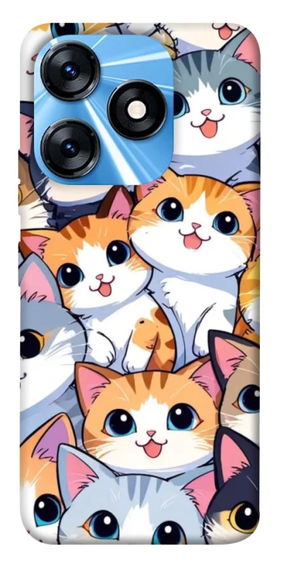 Чохол на TECNO Spark 10 Cute Cat v2 фото 1 з 1