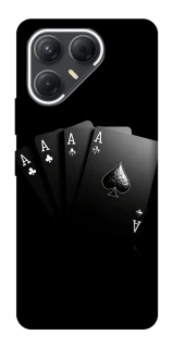 Чехол на TECNO Pova 7 Black Cards фото 1 из 1