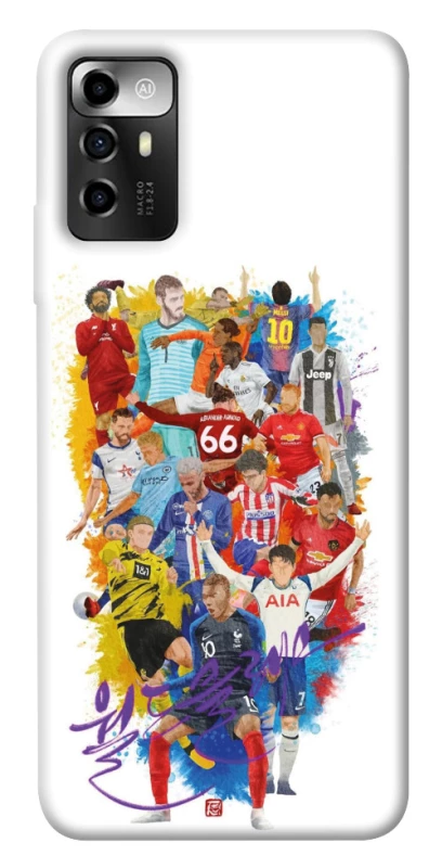 Чехол на ZTE Blade A72 Football Abstract v2 фото 1 из 1