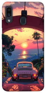 Чохол на Samsung Galaxy A20 / A30 Porsche at sunset фото 1 з 1