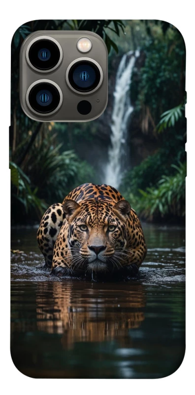 Чохол на Apple iPhone 13 Pro (6.1") Leopard in water фото 1 з 1