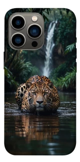 Чехол на Apple iPhone 13 Pro (6.1") Leopard in water фото 1 из 1