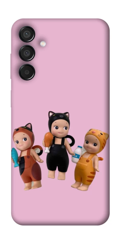 Чохол на Samsung Galaxy M15 5G Cat Cafe Trio фото 1 з 1