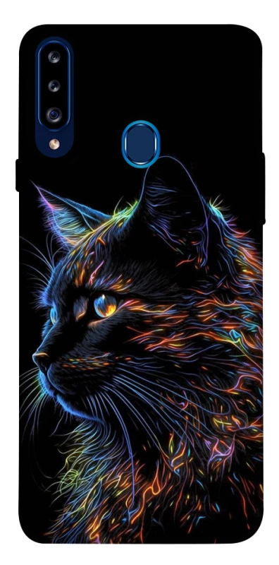 Чохол на Samsung Galaxy A20s Чорний кіт фото 1 з 1