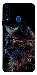 Чохол на Samsung Galaxy A20s Чорний кіт фото 1 з 1