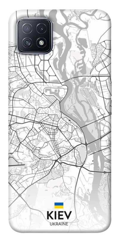 Чехол на Oppo A73 Kiev white map фото 1 из 1