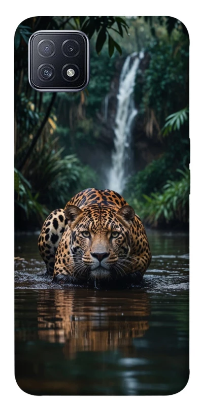 Чехол на Oppo A73 Leopard in water фото 1 из 1