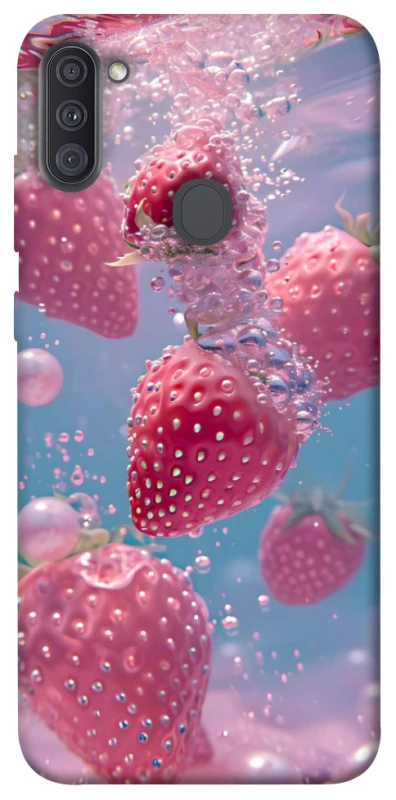 Чохол на Samsung Galaxy A11 Полуниця в воді фото 1 з 1