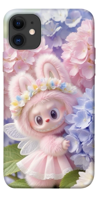Чехол на Apple iPhone 11 (6.1") Labubu & Flowers ver.1 фото 1 из 1