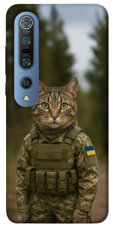 Чохол на Xiaomi Mi 10 / Mi 10 Pro Кіт захисник фото 1 з 1
