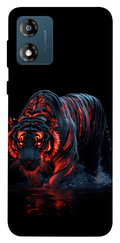 Чохол на Motorola Moto E13 fire tiger фото 1 з 1