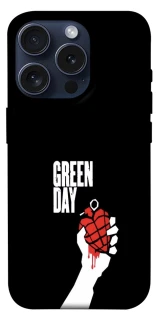 Чехол на Apple iPhone 15 Pro (6.1") Green Day logo фото 1 Чехол на Apple iPhone 15 Pro (6.1") Green Day logo фото 1 из 1