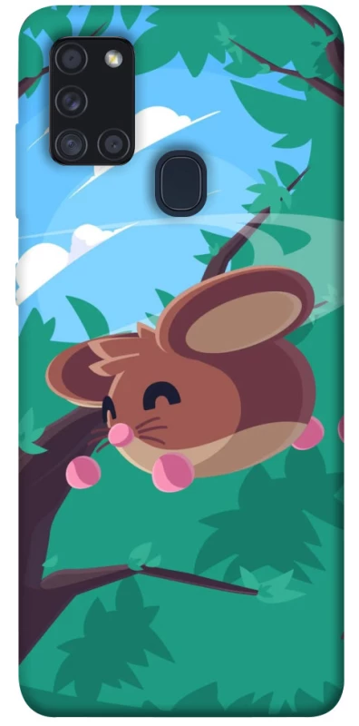 Чохол на Samsung Galaxy A21s Adopt Me Forest Mouse Jump фото 1 з 1