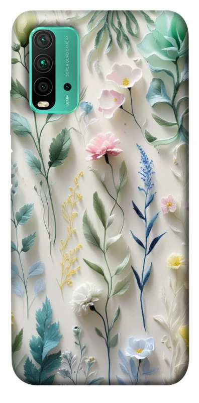 Чохол на Xiaomi Redmi Note 9 4G / Redmi 9 Power Floral design ver.3 фото 1 з 1