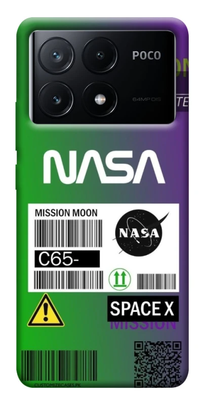 Чохол на Xiaomi Poco X6 NASA ver.2 фото 1 з 1