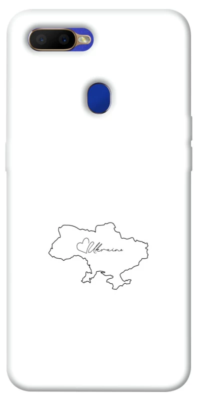 Чехол на Oppo A5s Ukraine map фото 1 из 1