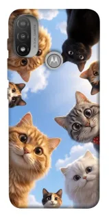 Чехол на Motorola Moto E20 Cats фото 1 из 1