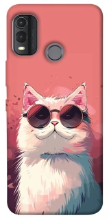 Чохол на Nokia G11 Plus Сat with glasses фото 1 з 1