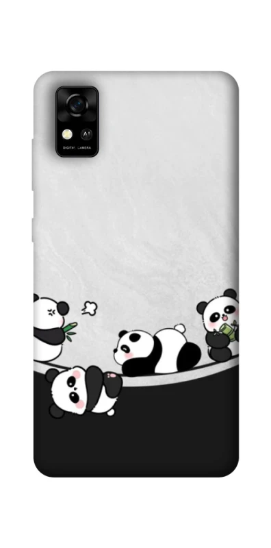 Чохол на ZTE Blade A31 Four pandas фото 1 з 1