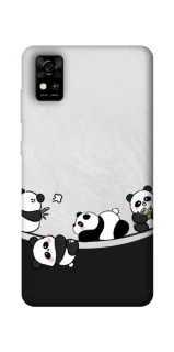 Чохол на ZTE Blade A31 Four pandas фото 1 з 1