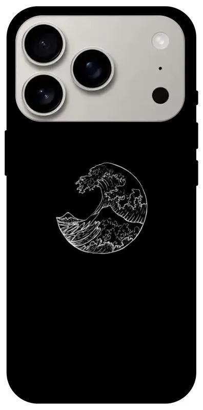 Чехол на Apple iPhone 18 Pro Black tsunami фото 2 из 2