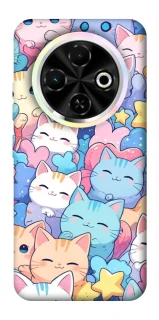 Чехол на TECNO Spark 30C Funny Kittens ver.3 фото 1 из 1