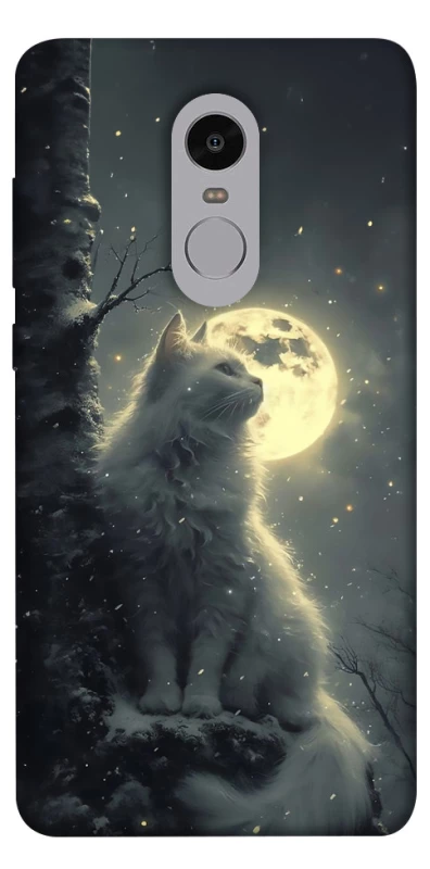 Чохол на Xiaomi Redmi Note 4X / Note 4 (Snapdragon) Кіт під місяцем фото 1 з 1