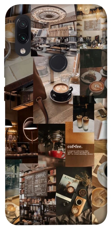 Чохол на Xiaomi Redmi Note 7 / Note 7 Pro / Note 7s Coffee collage ver.2 фото 1 з 1