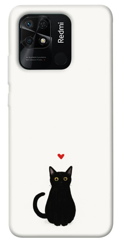 Чохол на Xiaomi Redmi 10C cat in love фото 1 Чохол на Xiaomi Redmi 10C cat in love фото 1 з 1
