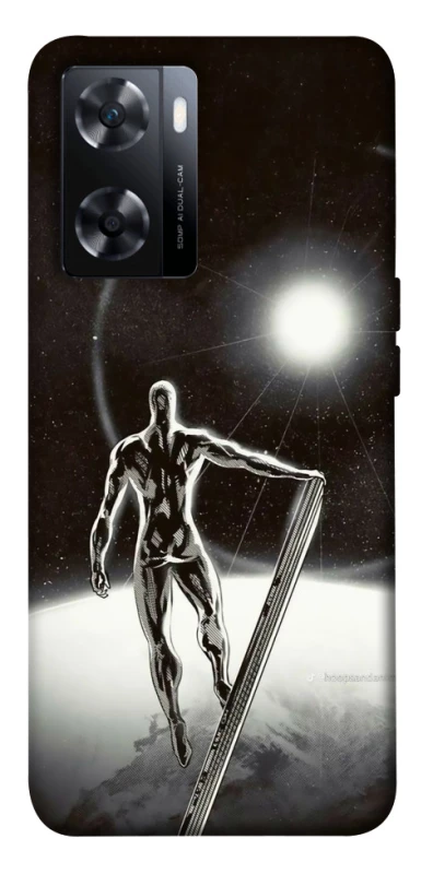 Чехол на OnePlus Nord N20 SE Серебряный сёрфер фото 1 из 1