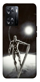 Чехол на OnePlus Nord N20 SE Серебряный сёрфер фото 1 из 1